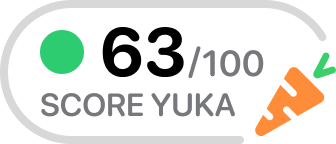 Score Yuka 63 sur 100