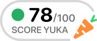 Score Yuka 78 sur 100
