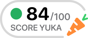 Score Yuka 84 sur 100